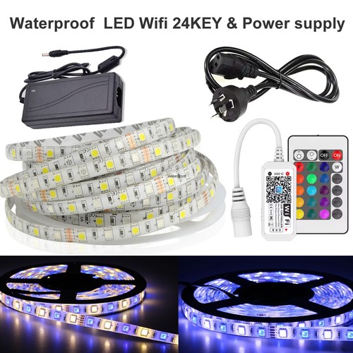 Wiif Controller 24KEY & 5050 RGBW/RGBWW 5M 300LED LED Light & DC12V Power supply - Picture 26 of 26