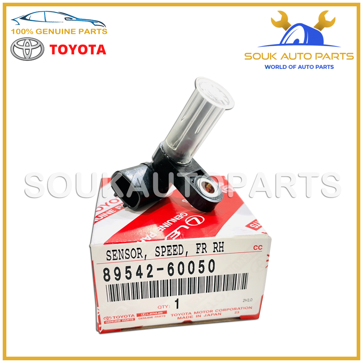 89542-60050 Genuine Toyota SENSOR SPEED RIGHT FRONT & REAR 89542-60050 Genuine Toyota SENSOR SPEED RIGHT FRONT & REAR