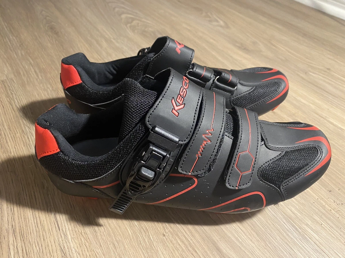 Kescoo unisex cycling shoes pelaton indoor road bike shoes sz 44