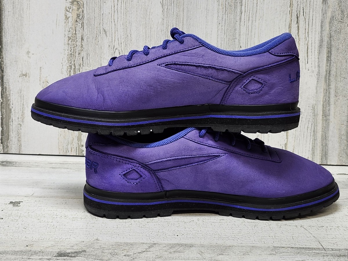 Vintage L.A Gear Sneakers Women 9 Purple Suede 90's Style