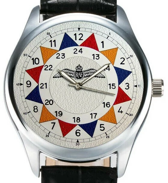 THE CLOCK THAT WON THE WAR RAF SECTOR CLOCK SOLID BRASS VINTAGE DIAL WRIST WATCH