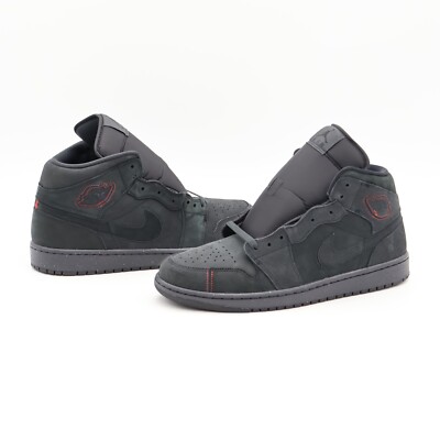 FD8634-001 Nike Air Jordan 1 Mid SE Craft Dark Smoke Grey
