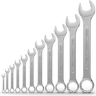 11pc Combi Spanner Set Drop Forged Carbon Steel Combination Spanner Set Inc Rack