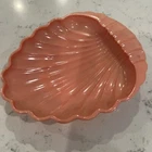 Vintage Milk Glass Shell Scallop Soap Dish Ashtray Trinket Jewelry Holder