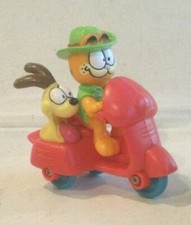 1978,1981 McDonald  s Happy Meal Toy-Garfield on Motorcycle with Odie in Sidecar