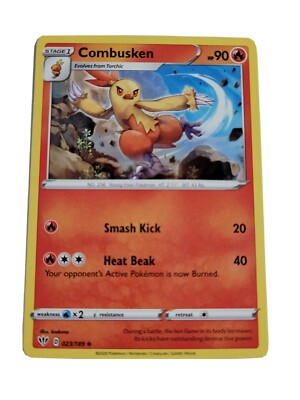 Combosken Combusken 023/189 Pokemon Darkness Ablaze Fire Uncommon New Fresh Pack ...