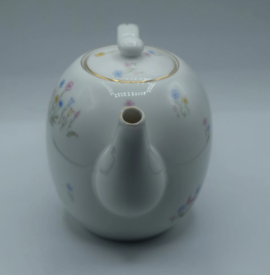 TETERA RETRO ARZBERG ALEMANIA FLORES BLANCAS Foto 4 de 4