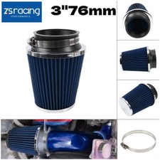 376mm Universal High Flow Inlet Dry Air Filter Cold Air Intake Cone Replacement