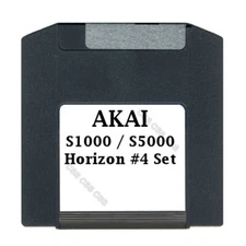Akai S1000 / S5000 100MB ZIP Disk Disk Horizon #4 Set