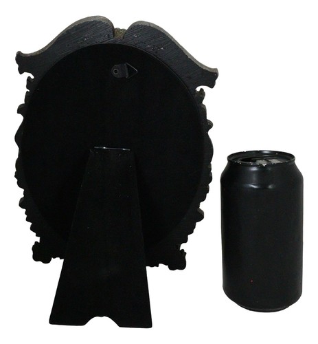 Gotischer Barockstil Maske der schwarzen Rosen Schädeltisch oder Wandspiegel Dekor - Bild 7 von 8
