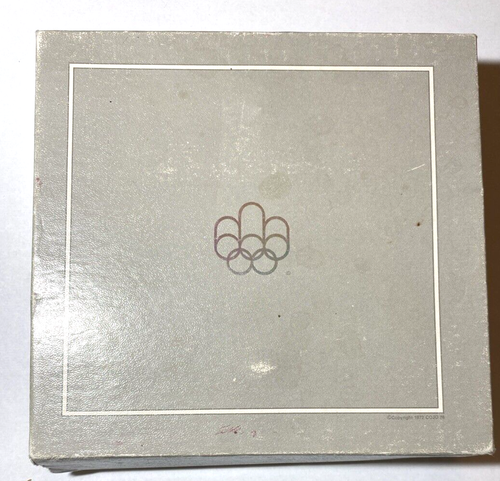 1976 Canada Montreal Olympic 4 Piece Silver Proof Coin Set With Case & COA - Picture 6 of 11