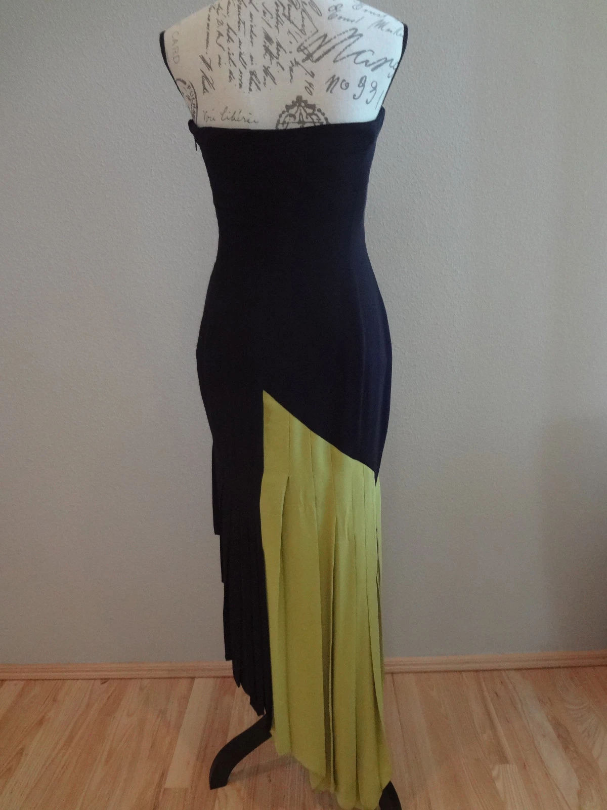 GIANNI VERSACE COUTURE Abito Vintage Asimmetrico in Seta Made in Italy