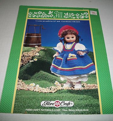 free crochet patterns for 13 inch bed dolls
