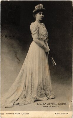 PC SPANISH ROYALTY QUEEN VICTORIA EUGENIA (a52549)