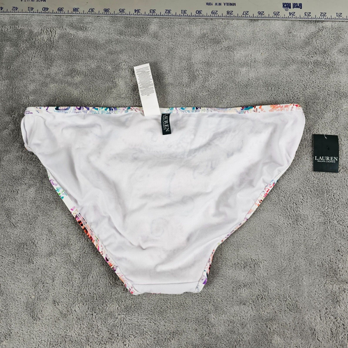 Lauren Ralph Lauren Bikini Bottom Womens size 14 multi color paisley LROFY93 - Picture 10 of 11