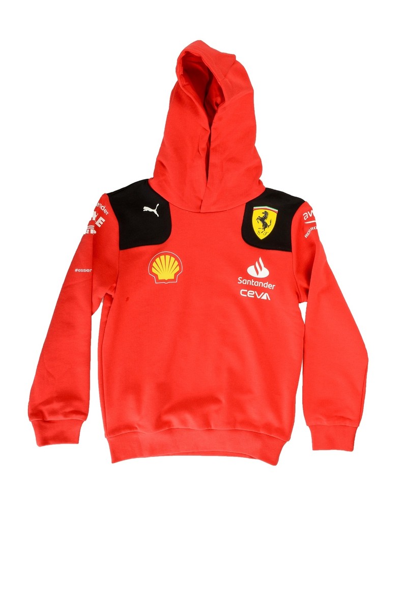 Puma X Scuderia Ferrari ジップアップパーカー レッド Puma X Scuderia Ferrari Replica Collection SF Team Kids