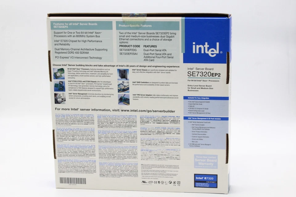 New Intel SE7320EP2 D14280-001 Socket 604 Server Motherboard HTX - Image 4 of 4