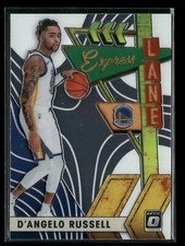 D'Angelo Russell 2019-20 Donruss Optic #21 Express Lane Golden State Warriors