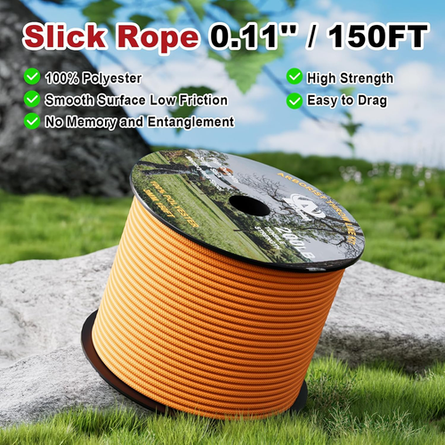 Aystkniet Arborist Wurfleine Kit 16 oz Kit, dunkelgrün und orange - Bild 3 von 6