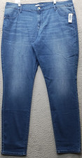 Old Navy Jeans Womens Size 18 Blue Denim Casual Mid Rise High Waist Super Skinny