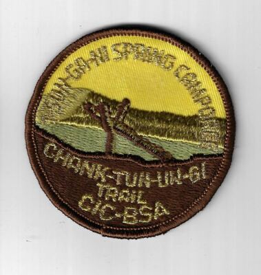 T-Sun-Ga-Ni Spring Camporee Chank-Tun-Un-Gi Trail CIC BSA DBR Border [MX-5343]
