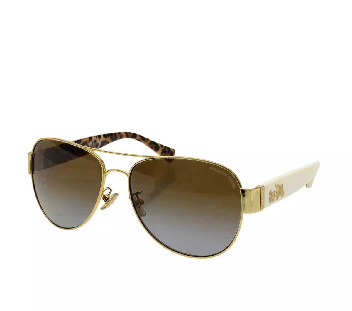 Coach women's aviator best sale sunglasses