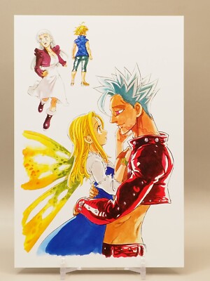 Elaine Ban Seven Deadly Sins Postcard Anime  Japan X741