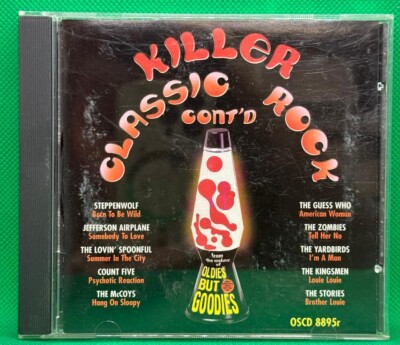 Killer Classic Rock cont'd 1998 CD Various Artists