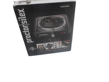 Proctor Silex Single Burner Cooktop Adjustable Temperature Portable Stainless...