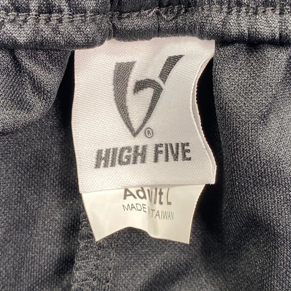 High Five Activewear Athletics Shorts Men's Size L Black Drawstring Waist - Image 2 of 4