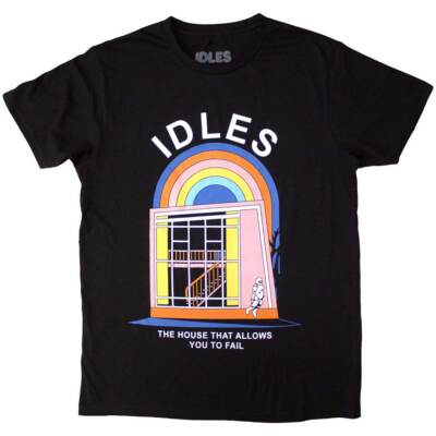 Idles 'The House' Schwarzes T-Shirt - NEU & OFFIZIELL!