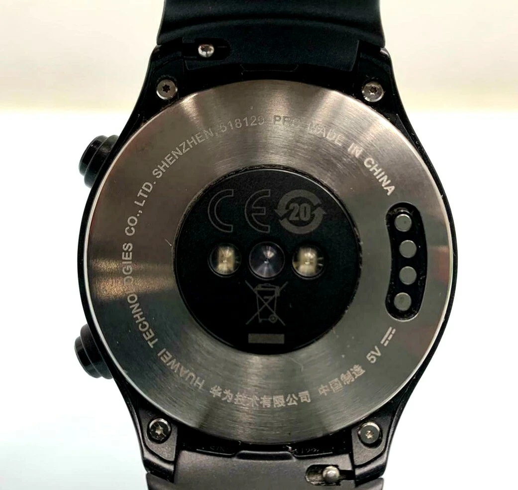 Huawei Watch 2 45mm Schwarz Kunststoff Geh use Schwarz