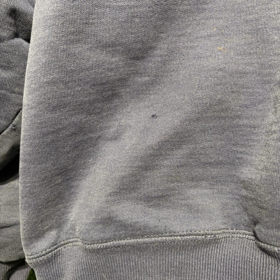 Sudadera Pullover Vintage Años 90 Carhartt Azul Marino Envejecido Cuello Redondo Para Hombre’s XL Foto 3 de 4