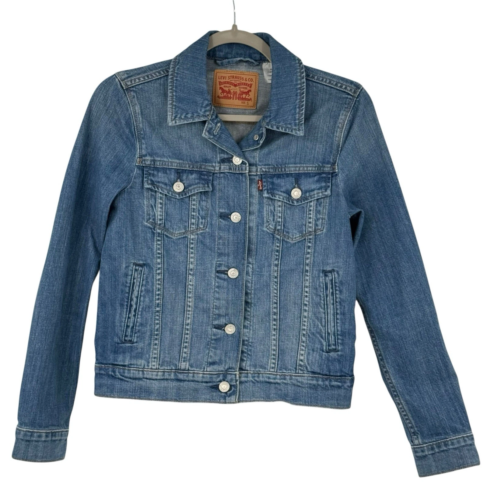 Levi Strauss Levis Women's Size Small Original Trucker Denim Jean Jacket