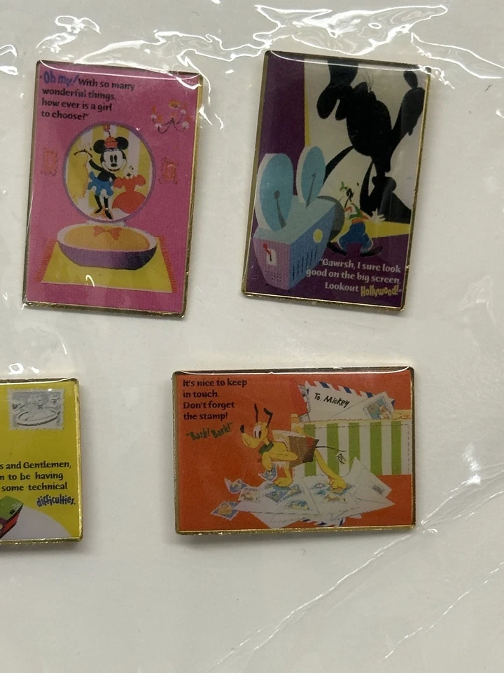 Tokyo Disney Resort - Juego de 5 prendedores serie rectangular FAB - 5 prendedores  Foto 2 de 4