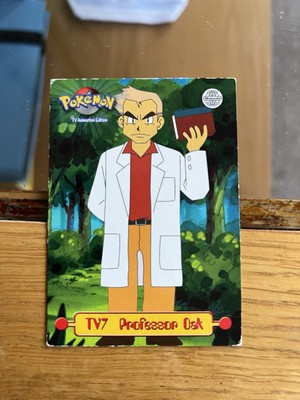 TV7 Professor Oak Topps TV Animation Edition Puzzle Pokémon Karte