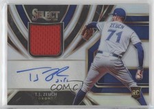 2020 Panini Select Rookie Jersey Holo Prizm 46/99 TJ Zeuch #RJA-TZ Auto 0a4s