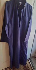 2 THOBE ALBURAS  Size 56/54 Black/ Dk Green  Clergy Church Gown