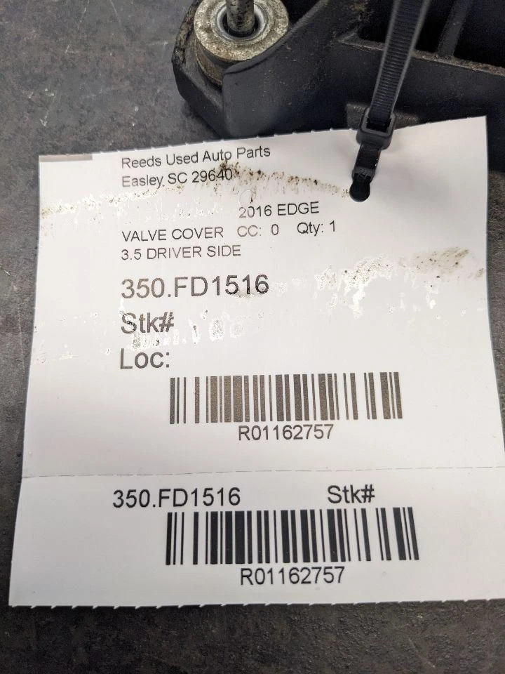Ford Edge 13-19 Flex 13-16 MKS 2011-2018 cubierta de válvula motor conductor izquierdo 1162757 Foto 2 de 4