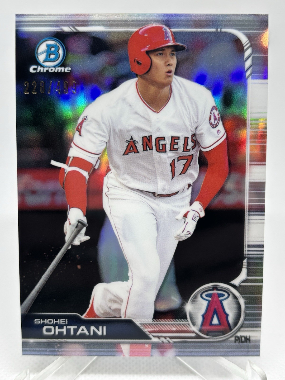 2019 Bowman Chrome SHOHEI OHTANI Refractor /499 #50 Dodgers Angels