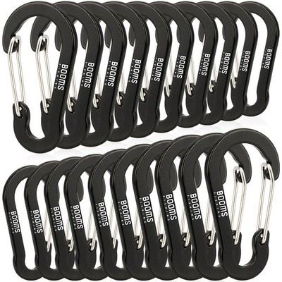 20Pack Carabiner Clips: Multi-use 2in Small Carabiner Clip - Mini Keychain Ca...
