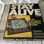 Vintage 1971 Stay Alive Milton Bradley Marble Ultimate Survival Game 16 Marbles
