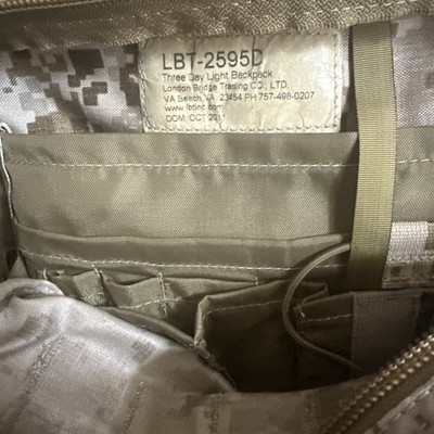 London Bridge LBT-2595D AOR1 3 Day Light Pack Assault Bag Backpack