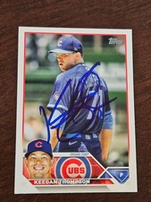 2023 Topps KEEGAN THOMPSON Cubs In-Person Signed Autographed AUTO