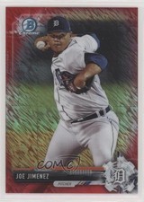 2017 Bowman Chrome Prospects Red Shimmer Refractor 1/5 Joe Jimenez #BCP38 0zj6