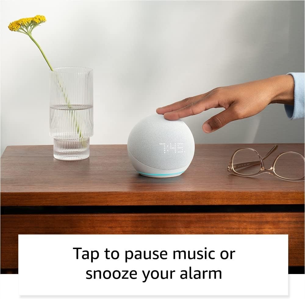 Amazon Echo Dot (5th Gen 2022 ) Smart Speaker with Clock - Cloud