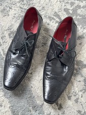 'Jimmy Bee'  Leather Dress Shoe : black  UK8