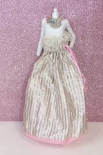 BARBIE JEWEL SECRETS SKIRT OUTFIT NECKLACE BAG N° 1737 MATTEL 1986 VINTAGE