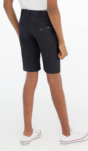 Hurley Hybrid Shorts Boys Size 14 Black H20-Quick Dry Lightweight Walk Short NWT - Picture 2 of 7
