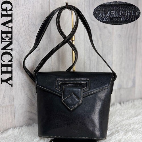 Givenchy Flap Leather Shoulder Bag From Japan